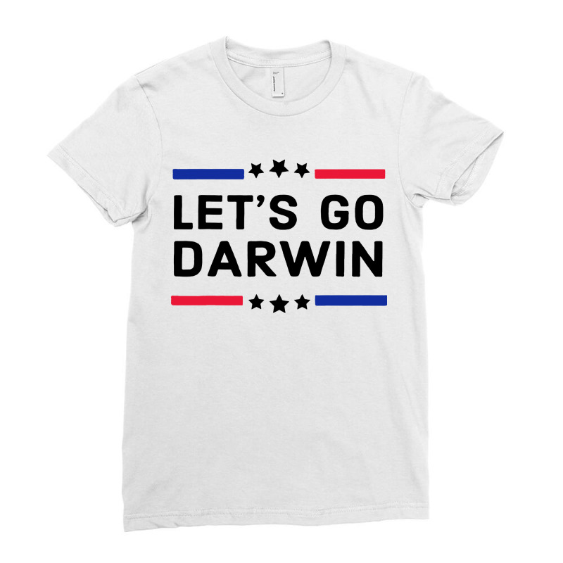 Lets Go Darwin Flag Ladies Fitted T-Shirt by Utsuri | Artistshot