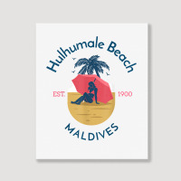 Hulhumale Beach Maldives T Shirt Portrait Canvas Print | Artistshot