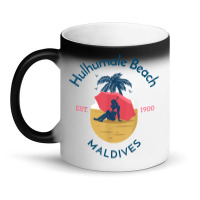 Hulhumale Beach Maldives T Shirt Magic Mug | Artistshot