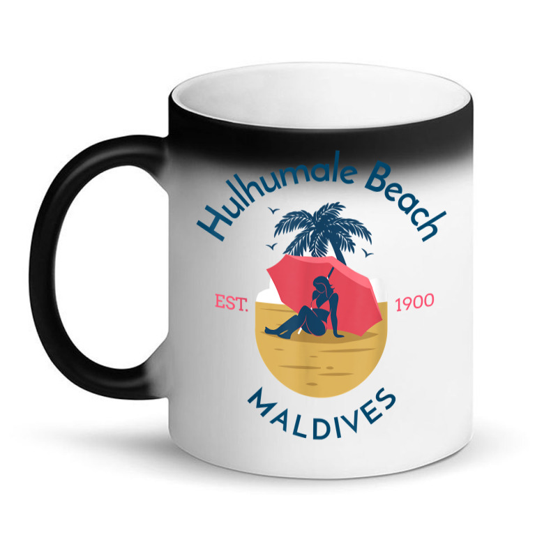 Hulhumale Beach Maldives T Shirt Magic Mug | Artistshot