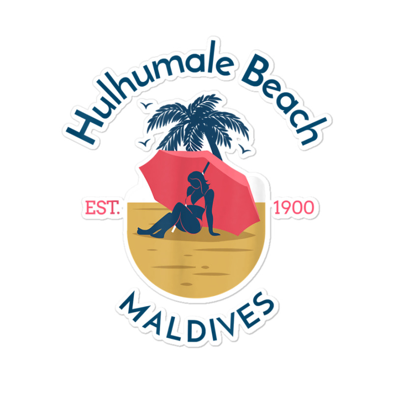 Hulhumale Beach Maldives T Shirt Sticker | Artistshot