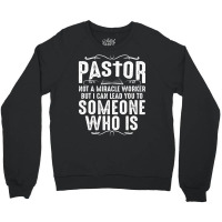 Pastor Cool Christian Church Appreciation Crewneck Sweatshirt | Artistshot