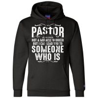 Pastor Cool Christian Church Appreciation Champion Hoodie | Artistshot