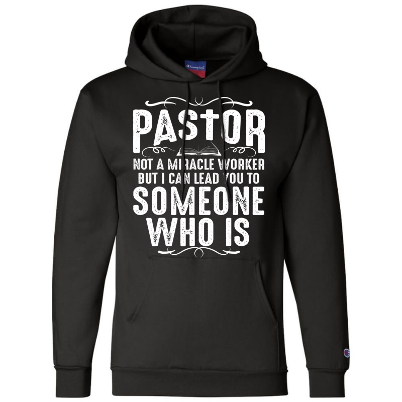 Pastor Cool Christian Church Appreciation Champion Hoodie by cm-arts | Artistshot