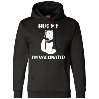 Funny Vaccinated Cats Lover Cool Tee Pro Vaccination Nurse Champion Hoodie | Artistshot