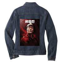 Money Heist Korea Yu Ji-tae Ladies Denim Jacket | Artistshot