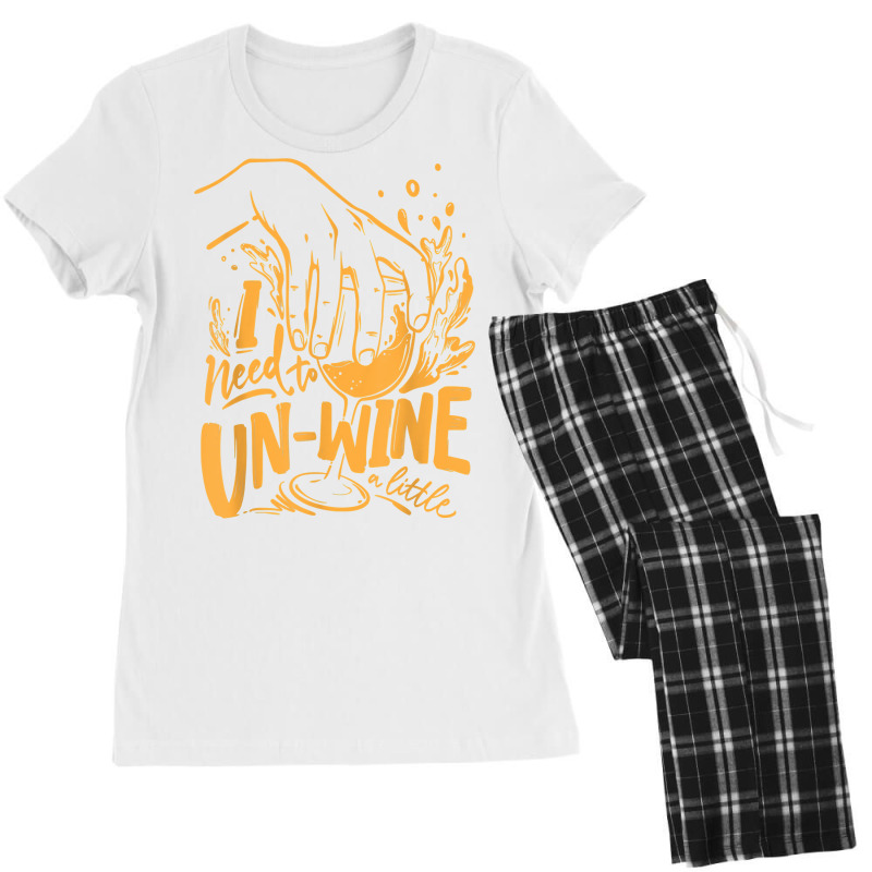 I Need To Un Wine – Funny Winemaker Wine Lovers Wine Making T Shirt Women's Pajamas Set | Artistshot