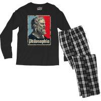 Plato Philosophia Platos Ancient Greek Philosophy Vintage Men's Long Sleeve Pajama Set | Artistshot