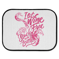 I Set Wine Free – Funny Winemaker Wine Lovers Wine Making T Shirt Rear Car Mat | Artistshot