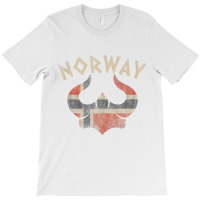 Norway Viking Helmet Scandinavian Norway Flag Souvenir Tank Top T-shirt | Artistshot