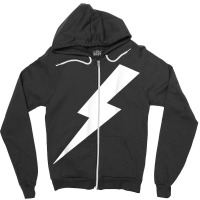 Lightning Bolt Print Tshirt Zipper Hoodie | Artistshot