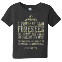 Bible Prepping Quote Prepper Baby Tee | Artistshot