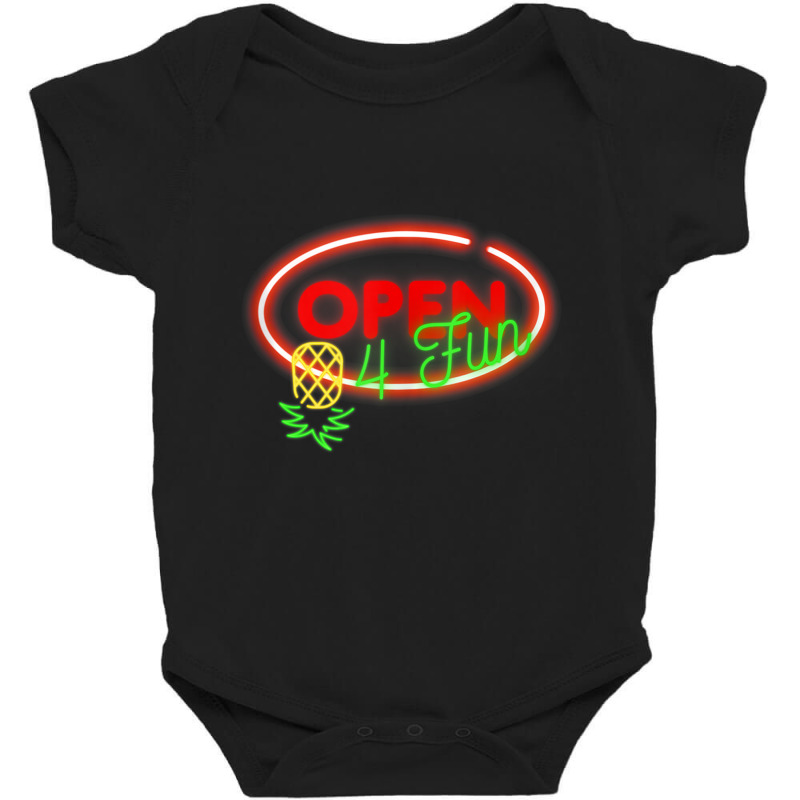 Party Mode Upside Down Pineapple Swinger Vanilla Swapping Tank Top Baby Bodysuit | Artistshot