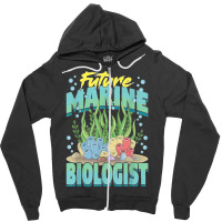 Future Marine Biologist Ocean Life Marine Biology Student Zipper Hoodie | Artistshot