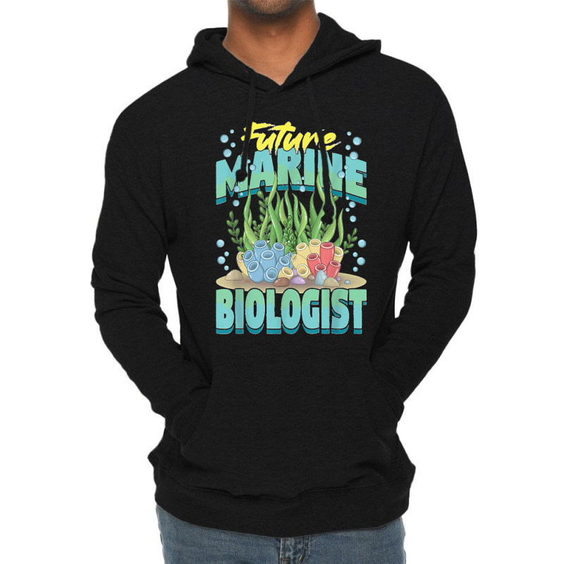 Future Marine Biologist Ocean Life Marine Biology Student Lightweight Hoodie | Artistshot