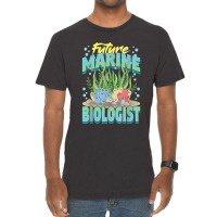 Future Marine Biologist Ocean Life Marine Biology Student Vintage T-shirt | Artistshot