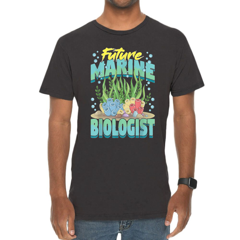 Future Marine Biologist Ocean Life Marine Biology Student Vintage T-shirt | Artistshot