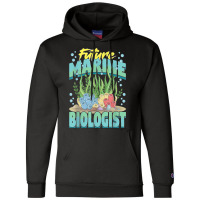 Future Marine Biologist Ocean Life Marine Biology Student Champion Hoodie | Artistshot