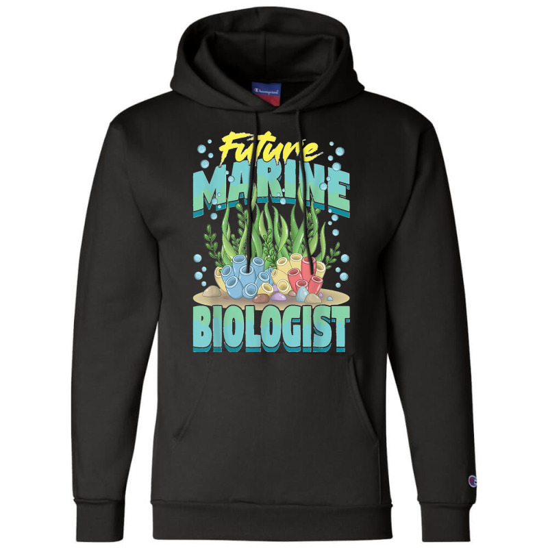 Future Marine Biologist Ocean Life Marine Biology Student Champion Hoodie | Artistshot