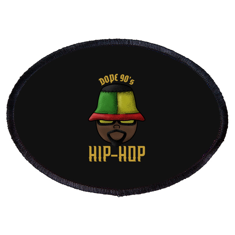 Dope 90's Hip-hop Oval Patch | Artistshot