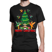 Merry Christmas Light Ugly Pajamas Santa Design Hat Xmas T Shirt Classic T-shirt | Artistshot