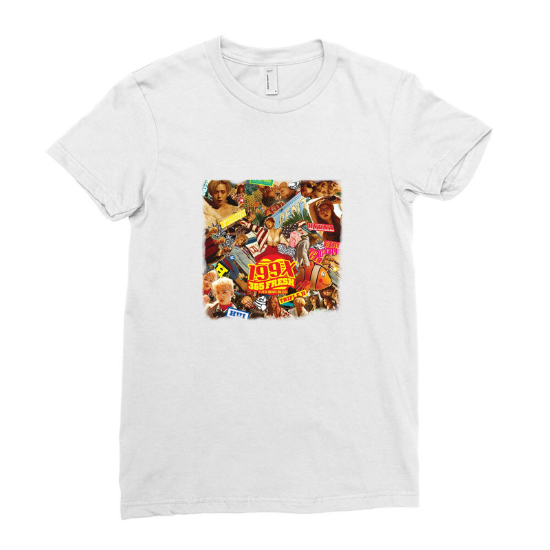 Vintage Poster Ladies Fitted T-Shirt by LemahTeles | Artistshot