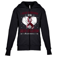 I Wear Burgundy For Brain Aneurysm Awareness Ribbon Heart T Shirt Youth Zipper Hoodie | Artistshot