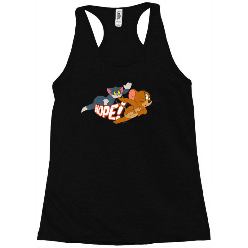 Tom And Jerry Nope Racerback Tank by ngodo | Artistshot