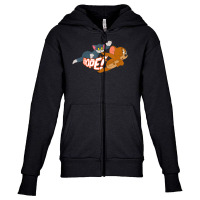 Tom And Jerry Nope Youth Zipper Hoodie | Artistshot