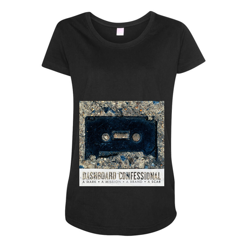 Dashboard Confessional Maternity Scoop Neck T-shirt by hullot | Artistshot