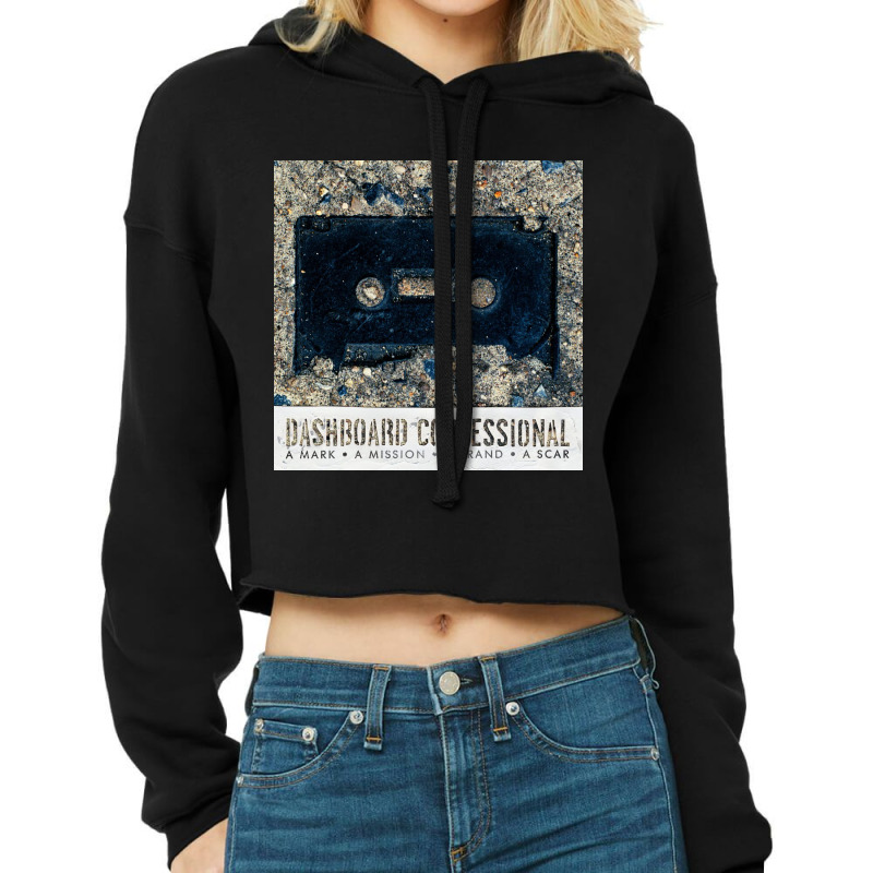 Dashboard Confessional Cropped Hoodie by hullot | Artistshot