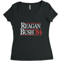 Vintage Reagan Bush 1984 T-shirt Women's Triblend Scoop T-shirt | Artistshot