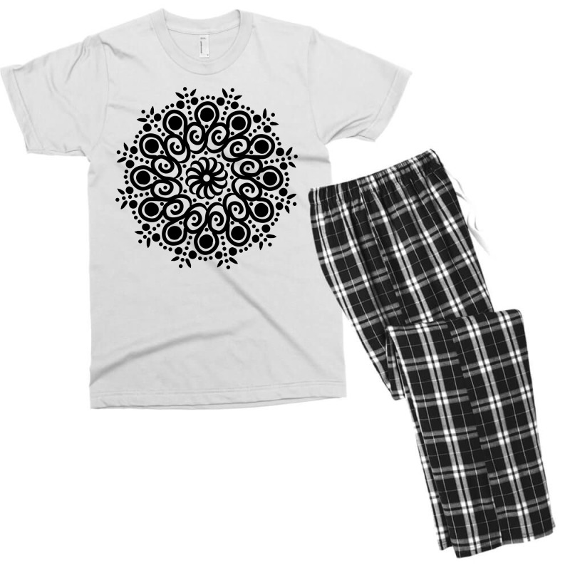 Mandala Illustration Men's T-shirt Pajama Set | Artistshot