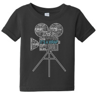 Cinematographer, Filmmaker Camera Crew Baby Tee | Artistshot