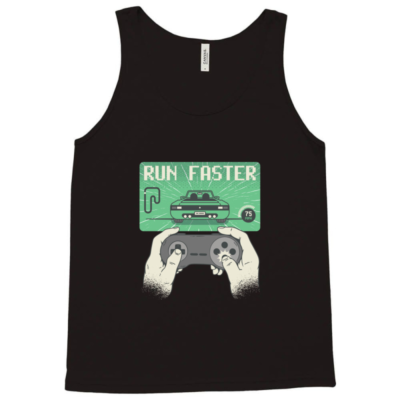 Run Faster Joystick Gaming Tank Top by IrvetteDove | Artistshot