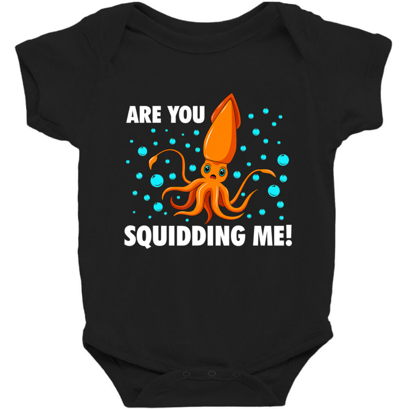 Cool Squid Women Kids Zoologist Octopus Fish Animal Baby Bodysuit by cm-arts | Artistshot