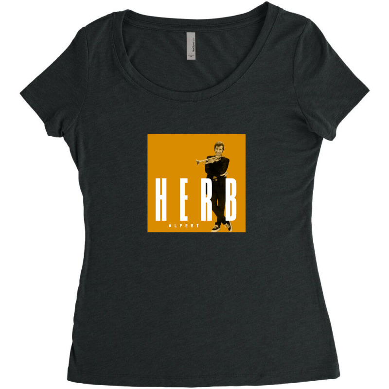 Herb Alpert Women's Triblend Scoop T-shirt by DonaldHufford | Artistshot