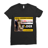 Larry Elder For Ca Governer Ladies Fitted T-shirt | Artistshot