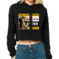 Larry Elder For Ca Governer Cropped Hoodie | Artistshot