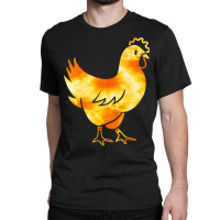 Chicken Cock Orange Retro Vintage Cute Owner Design 94 Hen Chick Classic T-shirt | Artistshot