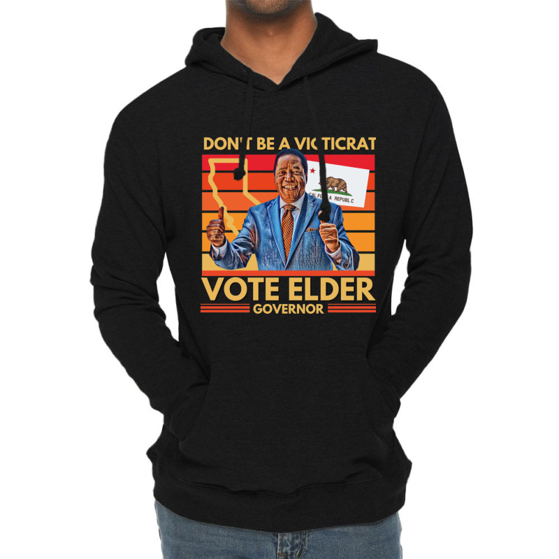 Larry Elder For California Governor - Don't Be A Victicrat Lightweight Hoodie by OSWALDOLIMART | Artistshot