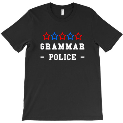 Grammar Police T-shirt Designed By Hondaribeca