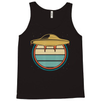 Retro Unidentified Flying Object Outer Space Ufo Alien Tank Top | Artistshot