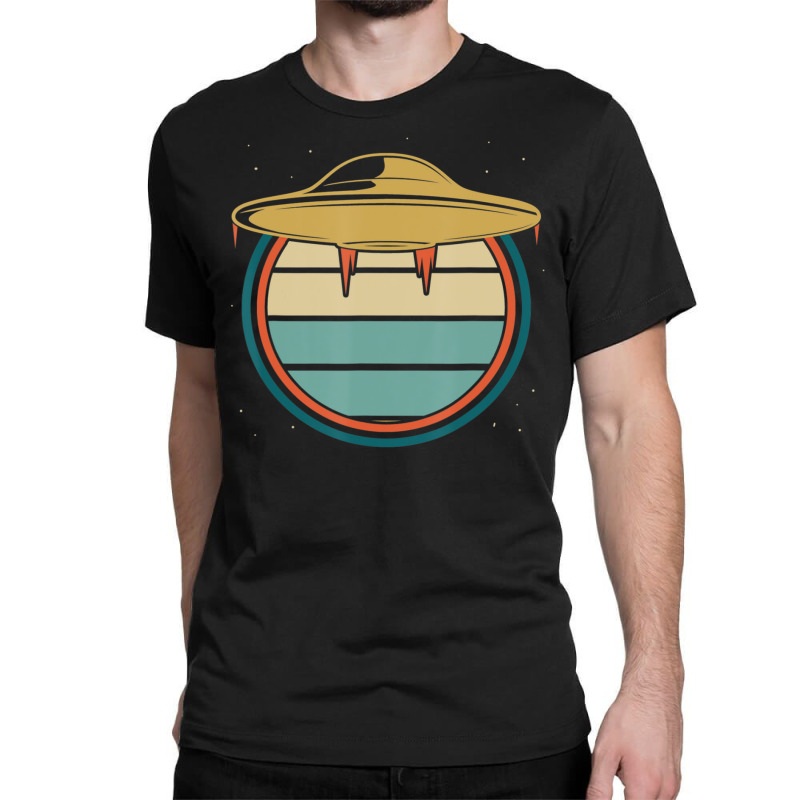 Retro Unidentified Flying Object Outer Space Ufo Alien Classic T-shirt | Artistshot