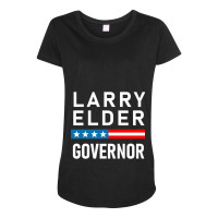 Larry Elder For California Governor - Vote Larry Elder Maternity Scoop Neck T-shirt | Artistshot