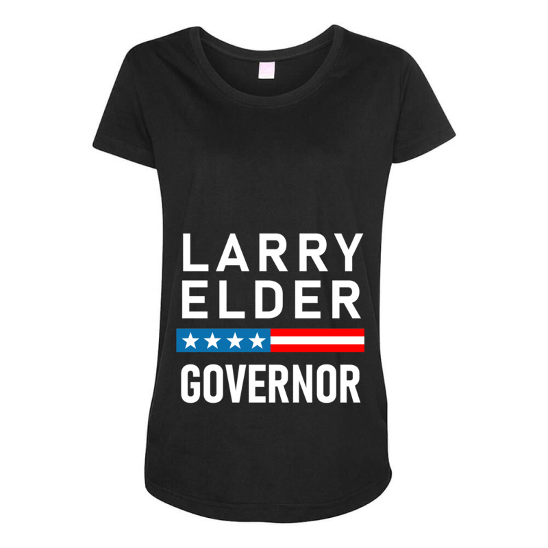 Larry Elder For California Governor - Vote Larry Elder Maternity Scoop Neck T-shirt by OSWALDOLIMART | Artistshot