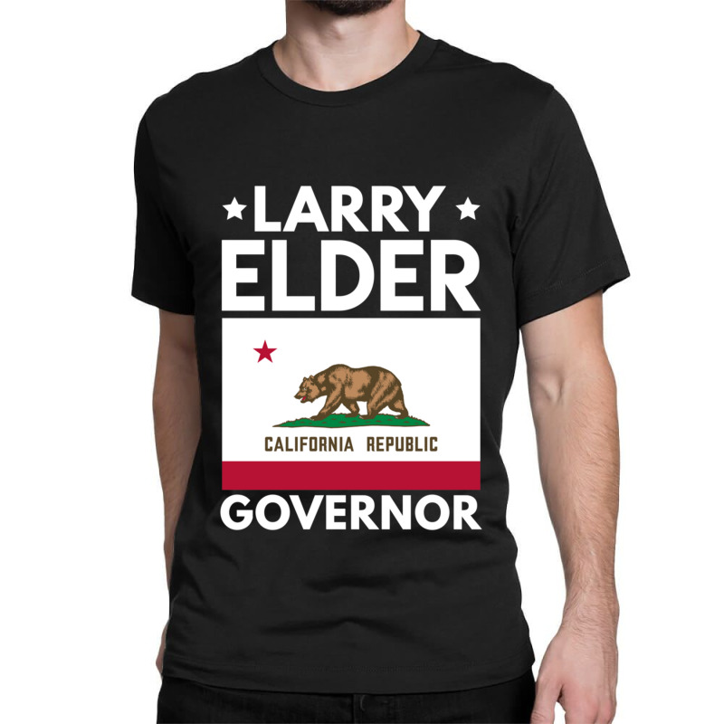 Larry Elder For California Governor Flag Classic T-shirt by OSWALDOLIMART | Artistshot