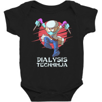 Dialysis Technician Techninja Nephrology Tech Baby Bodysuit | Artistshot