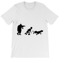 Mystery Gang Chase Silhouette T-shirt | Artistshot