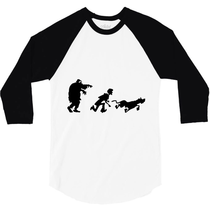 Mystery Gang Chase Silhouette 3/4 Sleeve Shirt by BOBBYDAVIS | Artistshot